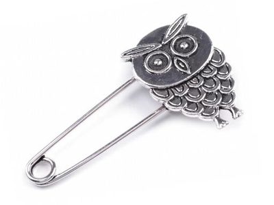 Brož SOVA na Spínací Špendlík - 33x53 mm, Elegantní Design (1 ks){% if product.brand.name %} – Stoklasa{% endif %}