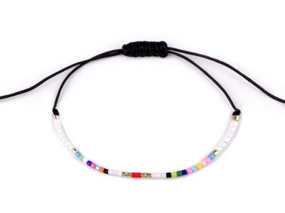 Náramek shamballa s rokajlem{% if variant.name %} – 3 multikolor{% endif %}