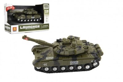 Tank plast 20cm na setrvačník na baterie se světlem se zvukem v krabici 24x16x11cm{% if product.brand.name %} – Teddies{% endif %}