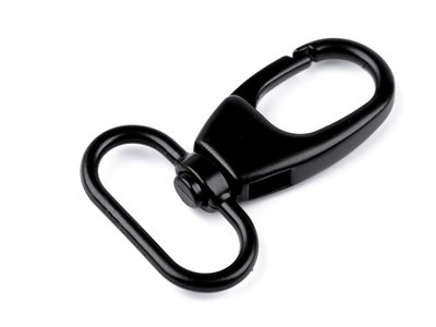 Kovová karabina průvlek 26 mm{% if variant.name %} – 2 černý lak{% endif %}