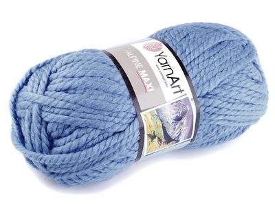 Pletací příze 250 g Alpine maxi{% if variant.name %} – 5 (668) modrá nebeská{% endif %}