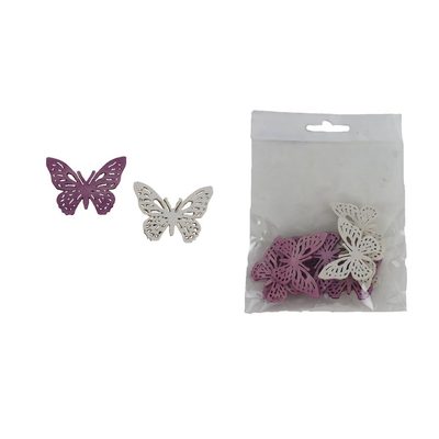 Dekorace motýl, 10 ks D7112 - 4 x 0,2 x 3 cm{% if product.brand.name %} – {% endif %}