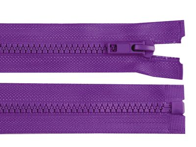 Kostěný zip šíře 5 mm délka 90 cm (bundový){% if variant.name %} – 170 fialová purpura{% endif %}