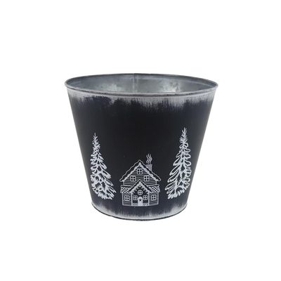 Květináč plechový K3749/3 - dia 16,5 x 15 cm{% if product.brand.name %} – Morex{% endif %}