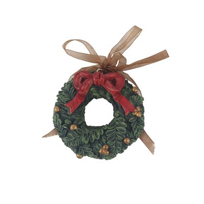 Vánoční dekorace k zavěšení věneček X7386 - 8 × 2 × 8 cm{% if product.brand.name %} – {% endif %}