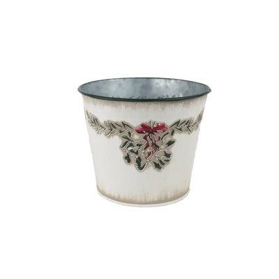 Vánoční květináč plechový K3903/1 - 12 cm{% if product.brand.name %} – Morex{% endif %}