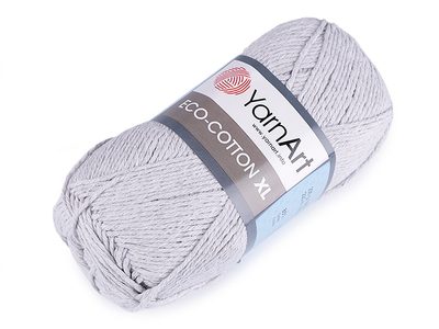 Pletací příze Eco - cotton XL 200 g{% if variant.name %} – 3 (763) šedá nejsvětlější{% endif %}