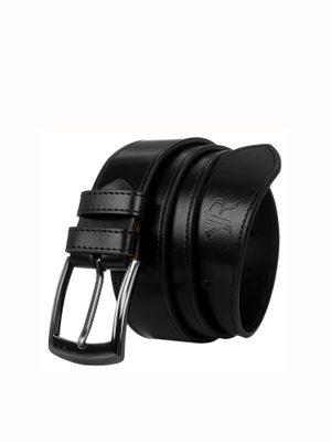 Kožený pánský černý opasek ve stylové krabičce{% if product.brand.name %} – Rovicky{% endif %}