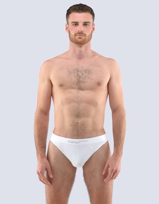 Pánské tanga bezešvé{% if variant.name %} – bílá - M/L{% endif %}