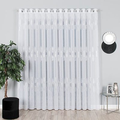 Kusová záclona Stříbrné palmy 250x300 cm{% if product.brand.name %} – Olzatex{% endif %}
