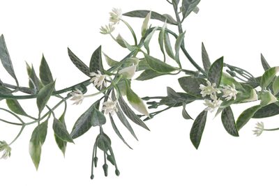 Umělá girlanda ruscus 240 cm - zelená/bílá – fotka 1