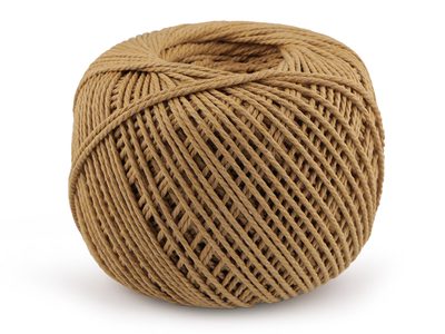 Bavlněná příze macrame Ø2 mm{% if variant.name %} – 3 béžová{% endif %}