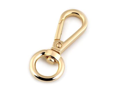 Kovová karabina průvlek 12 mm{% if variant.name %} – 2 zlatá klasik{% endif %}