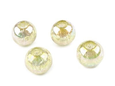 Plastové korálky s AB efektem Ø20 mm 4 ks{% if variant.name %} – 4 (T25) žlutá světlá{% endif %}
