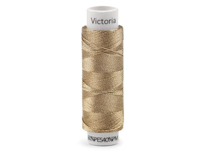 Metalická nit Victoria 100 m{% if variant.name %} – 2/ 02 zlatá{% endif %}