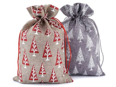 Vánoční/Mikulášský Dárkový Pytlík - Imitace Juty, 20x30 cm{% if product.brand.name %} – Stoklasa{% endif %}