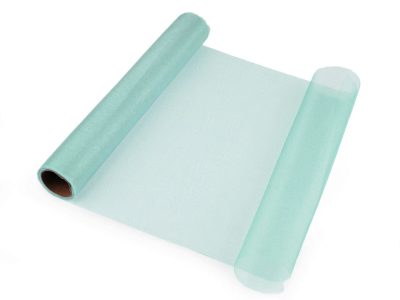 Organza střední lesk šíře 36 cm návin 9 METRŮ{% if variant.name %} – 10 mint - světlá{% endif %}