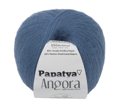 Příze ANGORA MERINO Modrá 5680 100 g, 550 m