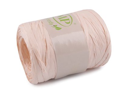 Lýko rafie k pletení tašek - přírodní, šíře 5-8 mm{% if variant.name %} – 2 (57) pudrovo-lososová světlá{% endif %}