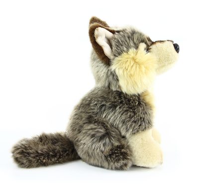 Plyšový vlk sedící, 18 cm – fotka 1