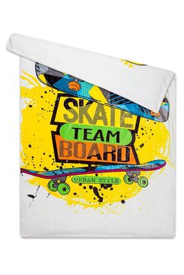 Povlečení mikroflanel Skate 140x200, 70x90 cm – fotka 2