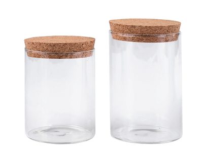 Skleněná lahvička / dóza s korkem{% if product.brand.name %} – Stoklasa{% endif %}