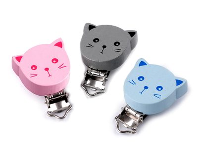 Dětský klip dřevěný kočka{% if product.brand.name %} – Mikaton{% endif %}