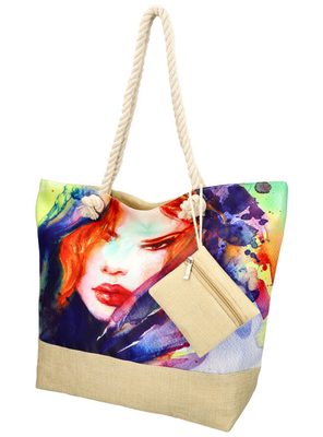 Velká plážová taška v módním designu 22087 motiv 4{% if product.brand.name %} – Linea Moda{% endif %}