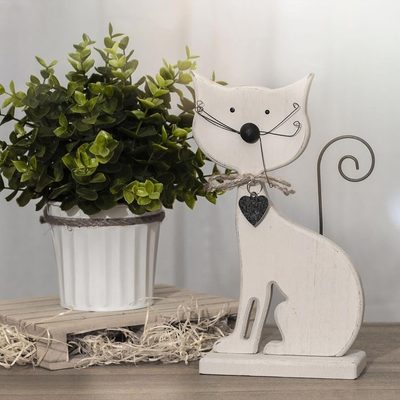 Kočka dekorační D1904/2 - 23 cm{% if product.brand.name %} – Morex{% endif %}