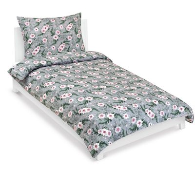 Bavlněné povlečení Šedá,Růžová,Zelená 90/245{% if variant.name %} – 140x220 cm, 70x90 cm{% endif %}