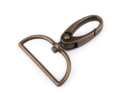 Kovová karabina průvlek 37 mm{% if variant.name %} – 3 staromosaz{% endif %}