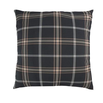 Povlak na polštář bavlna NORDIC COLLECTION KÁRO tmavě hnědé{% if product.brand.name %} – Kvalitex{% endif %}