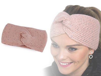 Dámská zimní čelenka s kamínky{% if product.brand.name %} – Stoklasa{% endif %}