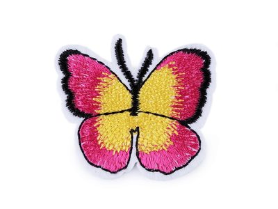 Nažehlovačka motýl{% if variant.name %} – 4 růžová ostrá{% endif %}