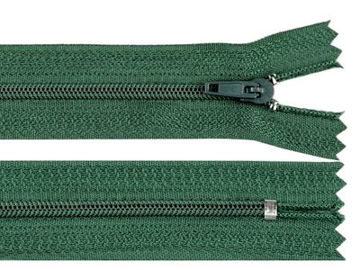 Spirálový Zip - Šíře 3 mm, Délka 18 cm - Pro Všestranné Použití{% if variant.name %} – 272 zelená piniová{% endif %}