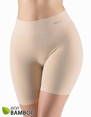 GINA dámské boxerky prodloužené, kratší nohavička, bezešvé, klasické, jednobarevné Eco Bamboo 03019P{% if product.brand.name %} – Gina{% endif %}