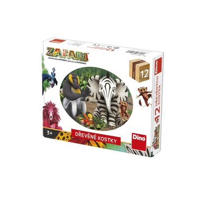 Kubus Zafari, 12 kostek{% if product.brand.name %} – DINO Toys{% endif %}