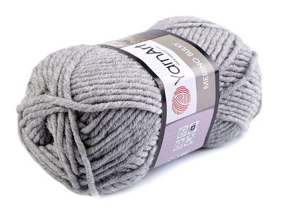 Merino bulky Pletací příze 100g{% if variant.name %} – 3 (282) šedá holubí{% endif %}