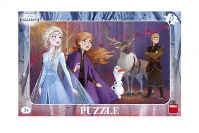 Puzzle deskové Ledové království II/Frozen II 29,5x19cm 15 dílků{% if product.brand.name %} – Dino{% endif %}
