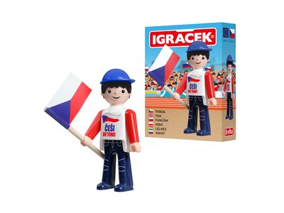 IGRÁČEK Fanda hokejová figurka 7,5cm v krabičce STAVEBNICE{% if product.brand.name %} – Efko{% endif %}