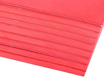 Samolepicí pěnová guma Moosgummi 20x30 cm balení 2 kusy{% if variant.name %} – 5 červená{% endif %}