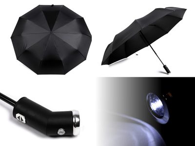 Pánský skládací deštník s led světlem v rukojeti{% if product.brand.name %} – Stoklasa{% endif %}