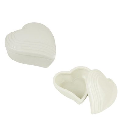 Dekorační porcelánová krabička srdce X3173 – fotka 1