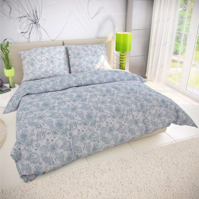 Prodloužené bavlněné povlečení RAVEN zelené 140x220, 70x90cm{% if product.brand.name %} – Kvalitex{% endif %}