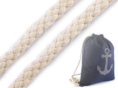 Oděvní šňůra na vak Ø8 mm splétaná 10 metrů{% if product.brand.name %} – Galanterka{% endif %}