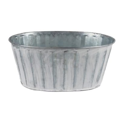 Květináč plechový ovál K3413 - 20,5 × 14 × 10 cm{% if product.brand.name %} – Morex{% endif %}