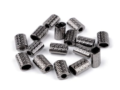 Kovová koncovka na šňůru Ø4 mm / ozdoba 10 kusů{% if product.brand.name %} – Galanterka{% endif %}
