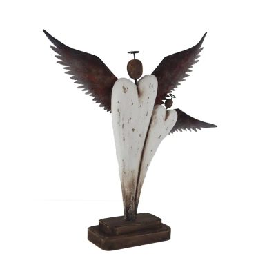 Dekorace andělé D7387/3 - 34 × 8 × 37 cm – fotka 1