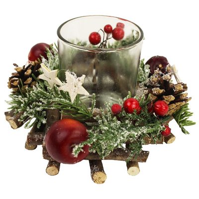 Dekorace na 1 svíčku P0600 - dia 16 x 10 cm{% if product.brand.name %} – Morex{% endif %}