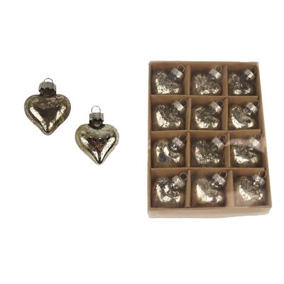 Vánoční dekorace, 12 ks S0361-28 - 3,5 x 2,3 x4,3 cm{% if product.brand.name %} – Morex{% endif %}